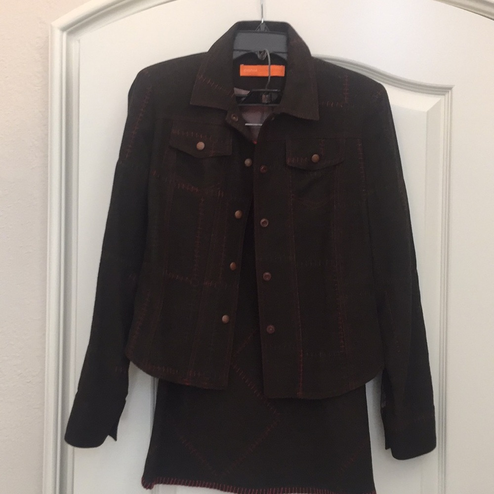 Two piece skirt and jacket